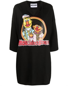 Платье футболка Sesame Street Moschino