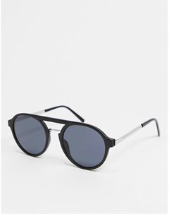 Черные солнцезащитные очки авиаторы River Island River island