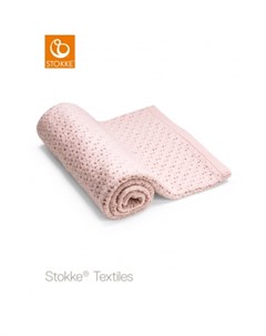 Одеяло из шерсти мериноса розовый Stokke