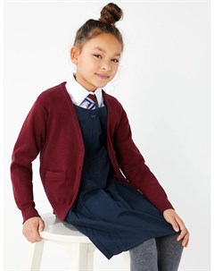 Хлопковый школьный кардиган StayNEW для девочки Marks & spencer