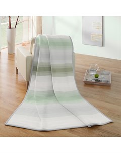 Плед 1 5 спальный Cotton Home Stripe olive Biederlackborbo