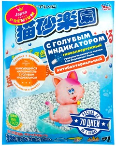 Наполнитель комкующийся Premium Pet Japan целлюлозно полимерный с голубым индикатором для туалета ко Japan premium pet