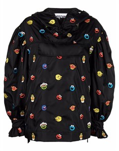 Куртка с капюшоном и вышивкой Sesame Street Moschino