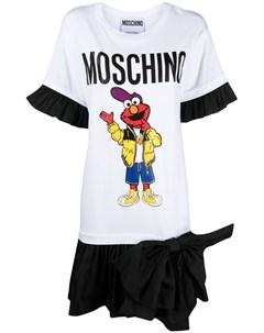 Платье Sesame Street с оборками Moschino