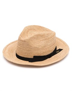 Соломенная шляпа федора Borsalino