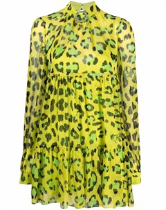 Платье с леопардовым принтом Philipp plein