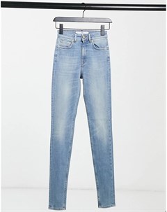 Светлые зауженные джинсы с высокой талией Marilyn Won hundred