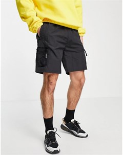 Черные тканые шорты с принтом Adventure Adidas originals
