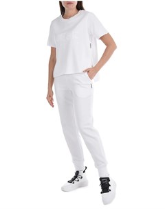 Укороченная белая футболка 5preview
