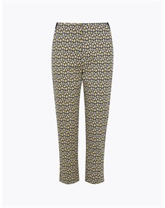 Узкие укороченные брюки Mia из хлопка с цветочным принтом Marks Spencer Marks & spencer