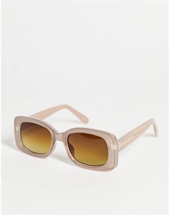 Светло серые круглые солнцезащитные очки в стиле унисекс Salo A.kjaerbede