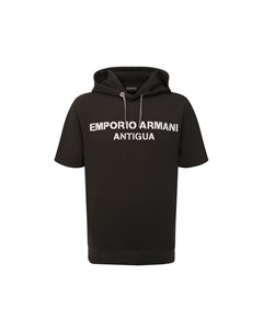 Хлопковое худи Emporio armani