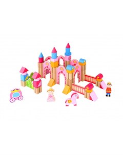 Деревянная игрушка Кубики Замок принцессы Tooky toy