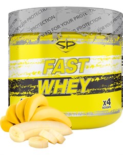 Сывороточный протеин Fast Whey Банан 300 г Steelpower