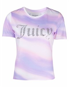 Декорированная футболка с логотипом Juicy couture