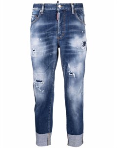 Укороченные джинсы средней посадки Dsquared2