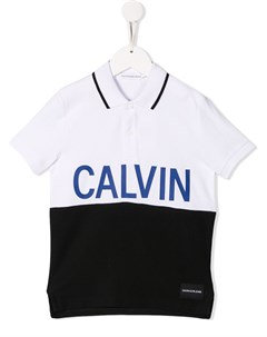 Рубашка поло с логотипом Calvin klein kids