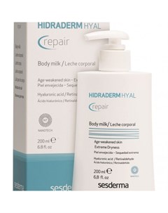 Hidraderm Hyal Repair Востанавливающее молочко для тела 200мл Sesderma