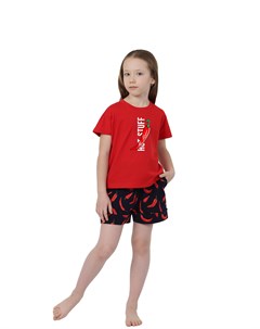 Дет пижама Перчик Красный р 34 Оптима трикотаж