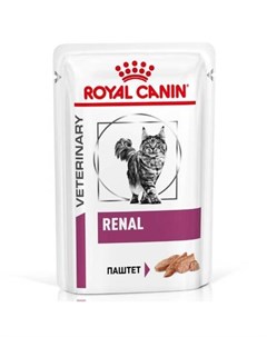 Renal Влажный лечебный корм для кошек при заболеваниях почек с цыпленком 85 гр Royal canin