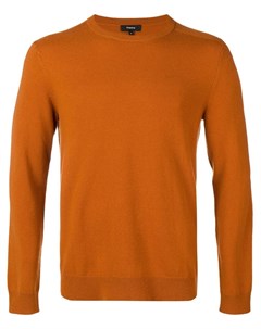 Theory свитер с круглым вырезом s оранжевый Theory