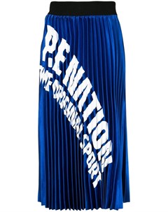 P e nation плиссированная юбка с логотипом P.e nation