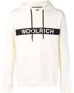 Woolrich толстовка с капюшоном и логотипом нейтральные цвета Woolrich