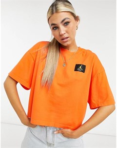 Свободная оранжевая футболка с короткими рукавами Essential Jordan