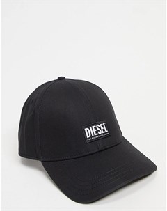 Черная кепка с логотипом Diesel