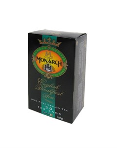 Чай черный 50 пакетиков Monarch