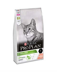 Сухой корм Pro Plan для взрослых стерилизованных кошек и кастрированных котов лосось 7кг Purina pro plan