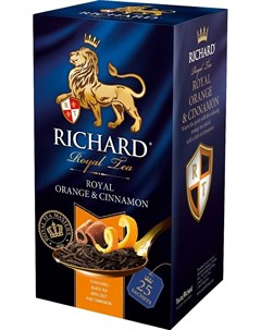Чай черный Royal Orange Cinnamon 25 пакетиков Richard