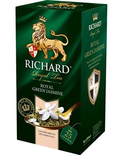 Чай зеленый Royal Green Jasmine 25 пакетиков Richard