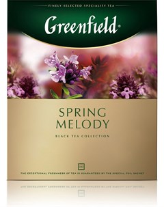 Чай черный Spring Melody 100 пакетиков Greenfield