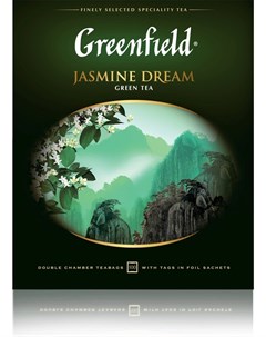Чай зеленый Jasmine Dream 100 пакетиков Greenfield
