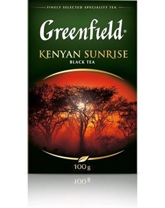 Чай черный Kenyan Sunrise 100гр Greenfield