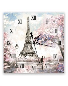Часы настенные Париж для двоих Decoretto