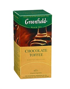 Чай черный Chocolate Toffee 25 пакетиков Greenfield