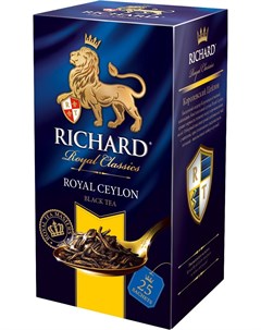 Черный чай Royal Ceylon 25 пакетиков Richard