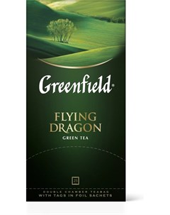 Чай зеленый Flying Dragon 25 пакетиков Greenfield
