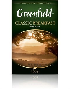 Чай черный Classic Breakfast 100гр Greenfield