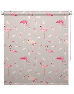 Штора рулонная Волшебная ночь Flamingo 100х175см Нордтекс