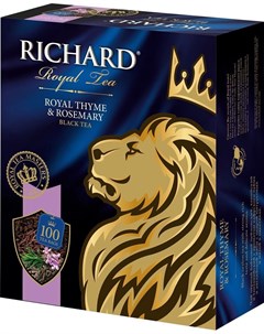 Чай черный Royal Thyme Rosemary 100 пакетиков Richard