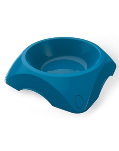 Миска пластиковая для собак 1200мл синяя Bama pet