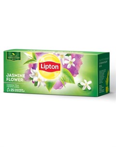 Чай зеленый Jasmine Flower с жасмином 25 пакетиков Lipton