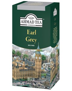 Чай черный Tea Earl Grey 25 пакетиков Ahmad