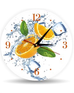 Часы настенные Апельсиновый фейерверк Decoretto