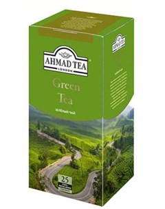 Чай зеленый Tea Green Tea 25 пакетиков Ahmad
