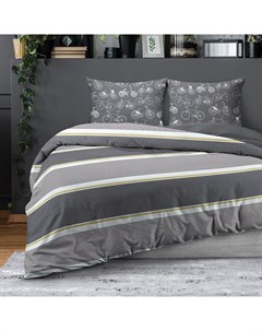 Комплект постельного белья Унисон Amsterdam с наволочкой 70х70см 1 5 спальный Отк