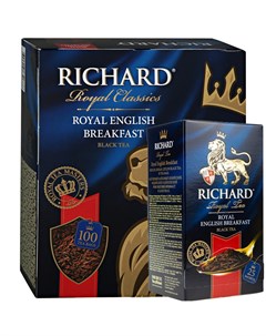 Чай черный Royal English Breakfast 100 25 пакетиков Richard